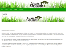 Tablet Screenshot of grassandgrounds.net